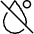 Drop Degree Sign Slash Icon from Ultimate Light Set