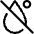 Drop Degree Sign Slash Icon from Ultimate Regular Set