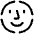 Face Scan Circle Icon from Plump Line Set
