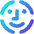 Face Scan Circle Icon from Core Gradient Set
