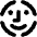 Face Scan Circle Icon from Core Solid Set
