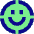 Face Scan Circle Icon from Sharp Pop Set