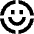 Face Scan Circle Icon from Sharp Remix Set