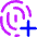 Fingerprint Add Icon from Core Neon Set