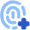 Fingerprint Add Icon from Plump Flat Set
