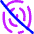 Fingerprint Off Icon from Flex Neon Set