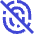 Fingerprint Off Icon from Sharp Duo Set