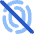 Fingerprint Off Icon from Core Flat Set