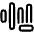 Voice Decrease Icon from Plump Line Set