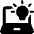 Laptop Idea Icon from Ultimate Bold Set