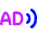 Audio Description Icon from Flex Neon Set