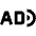 Audio Description Icon from Sharp Solid Set