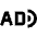 Audio Description Icon from Sharp Line Set
