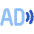 Audio Description Icon from Plump Flat Set