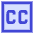 Closed Captions Square Icon from Sharp Duo Set