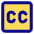 Closed Captions Square Icon from Core Pop Set