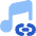 Link Background Music Icon from Flex Flat Set