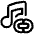 Link Background Music Icon from Plump Line Set
