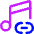 Link Background Music Icon from Core Neon Set