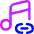 Link Background Music Icon from Flex Neon Set