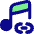 Link Background Music Icon from Flex Pop Set