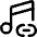 Link Background Music Icon from Core Line Set