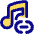 Link Background Music Icon from Plump Pop Set