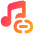 Link Background Music Icon from Plump Gradient Set
