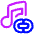 Link Background Music Icon from Plump Neon Set