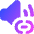Link To Sound Icon from Core Gradient Set