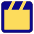 Movie Video Clip Icon from Core Pop Set