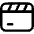 Movie Video Clip Icon from Flex Line Set