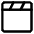 Movie Video Clip Icon from Core Line Set