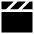 Movie Video Clip Icon from Sharp Solid Set