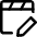 Movie Video Edit Icon from Core Line Set