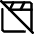 Movie Video Edit Off Disabled Icon from Core Line Set