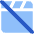 Movie Video Edit Off Disabled Icon from Core Flat Set