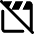 Movie Video Edit Off Disabled Icon from Core Remix Set