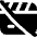 Movie Video Edit Off Disabled Icon from Flex Solid Set