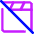 Movie Video Edit Off Disabled Icon from Core Neon Set