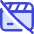 Movie Video Edit Off Disabled Icon from Flex Duo Set
