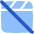 Movie Video Edit Off Disabled Icon from Plump Flat Set