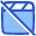 Movie Video Edit Off Disabled Icon from Plump Duo Set