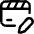 Movie Video Edit Icon from Flex Line Set