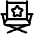 Movies Director Chair Icon from Plump Line Set