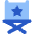 Movies Director Chair Icon from Core Flat Set