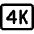 Quality 4k Icon from Core Line Set
