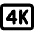 Quality 4k Icon from Core Remix Set