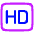 Quality Hd Icon from Plump Neon Set