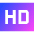 Quality Hd Icon from Sharp Gradient Set